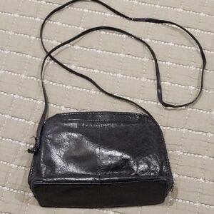 HOBO Black Leather Crossbody Bag And Wallet